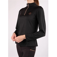Montar Everly Rosegold langärmelige Junior-Bluse 